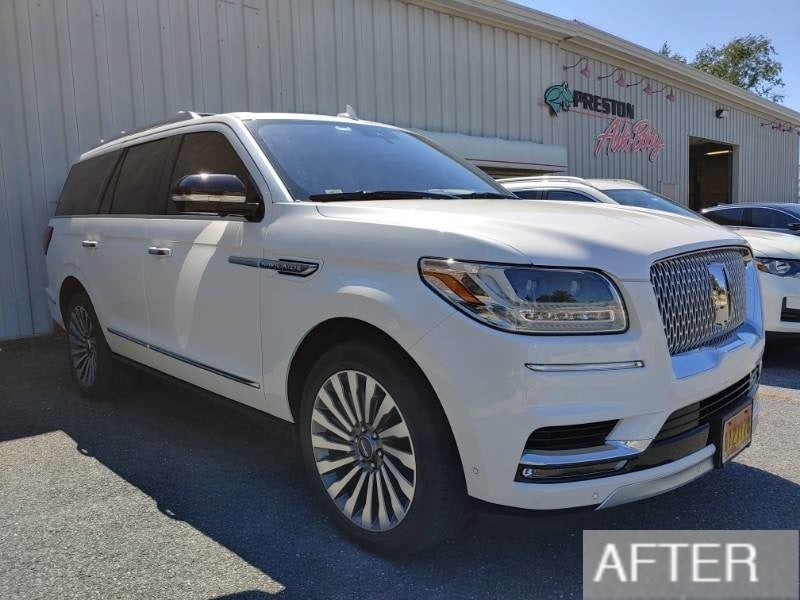 Lincoln Before and After at Preston Auto Body of Dover in Dover DE