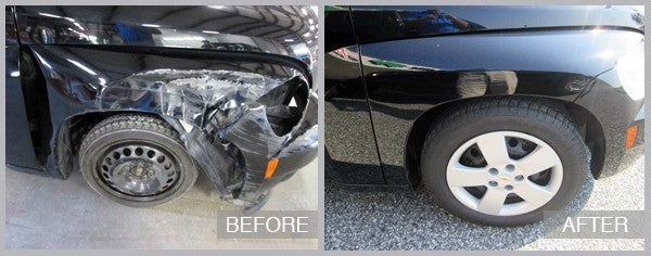 2011 Chevy HHR Before and After at Preston Auto Body of Dover in Dover DE