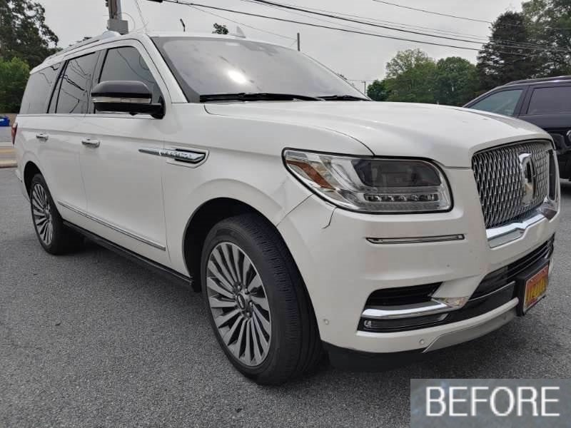 Lincoln Before and After at Preston Auto Body of Dover in Dover DE