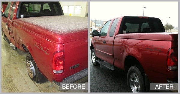 Ford F-150 Before and After at Preston Auto Body of Dover in Dover DE