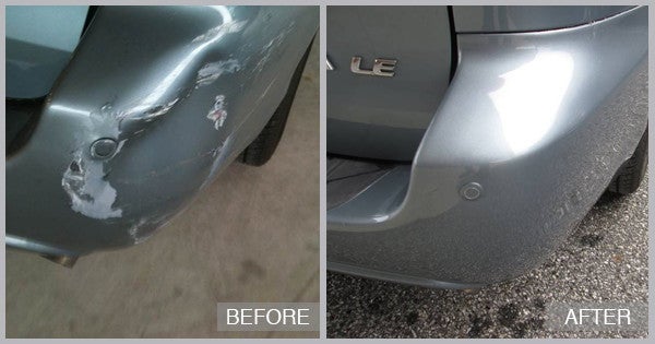 2013 Toyota Sienna Before and After at Preston Auto Body of Dover in Dover DE